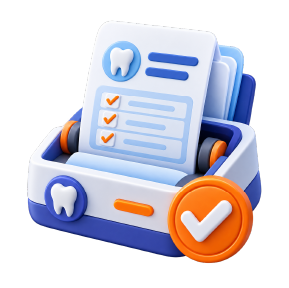 Dental claims processing icon
